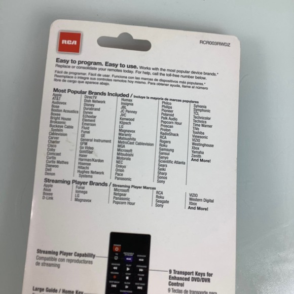 RCA Universal Remote RCR003RWDZ NEW - Picture 3 of 5